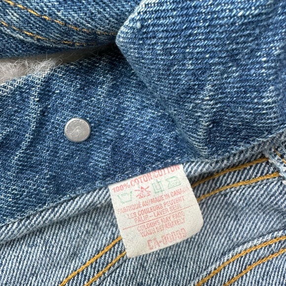 VTG Lee Riders Women's Denim Trucker Jacket Size: M - Picture 10 of 11